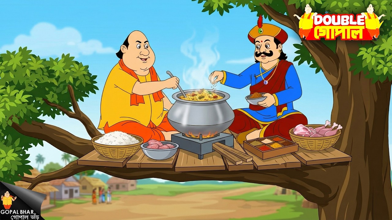 গাছের ডালে বিরিয়ানি রান্না হচ্ছে! গোপাল দাদার নতুন কৌশলে রাজা হতবাক| Gopal Bhar | New Episode 2026