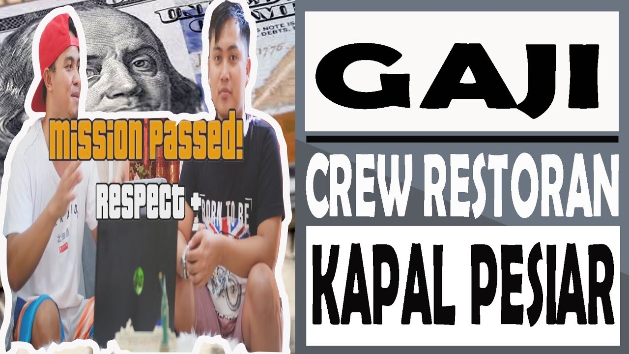 WOW Gaji Crew Kapal Pesiar Jutaan 🥳🥳 | Restaurant Departments RCCL