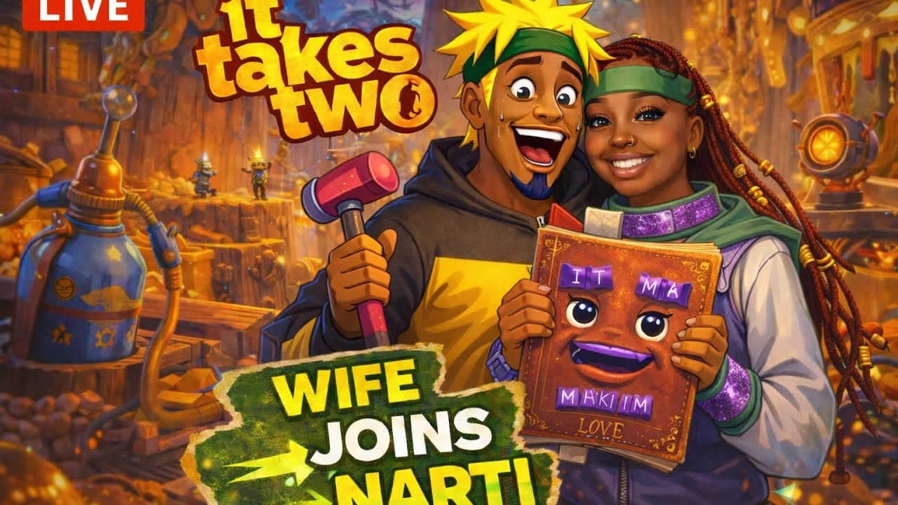 GAMING with Wife -it takes two 1st time