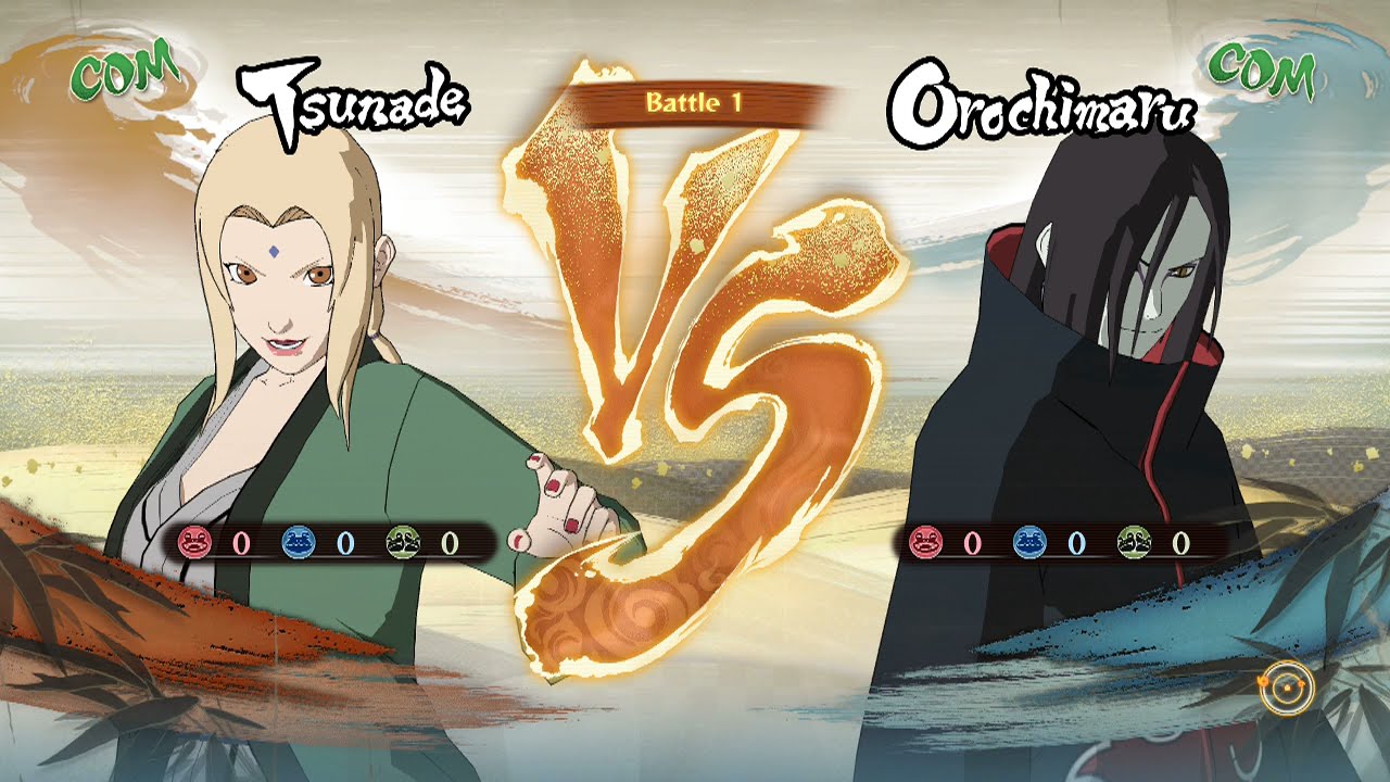 Naruto Shippuden: Ultimate Ninja Storm 4, Tsunade VS Orochimaru!