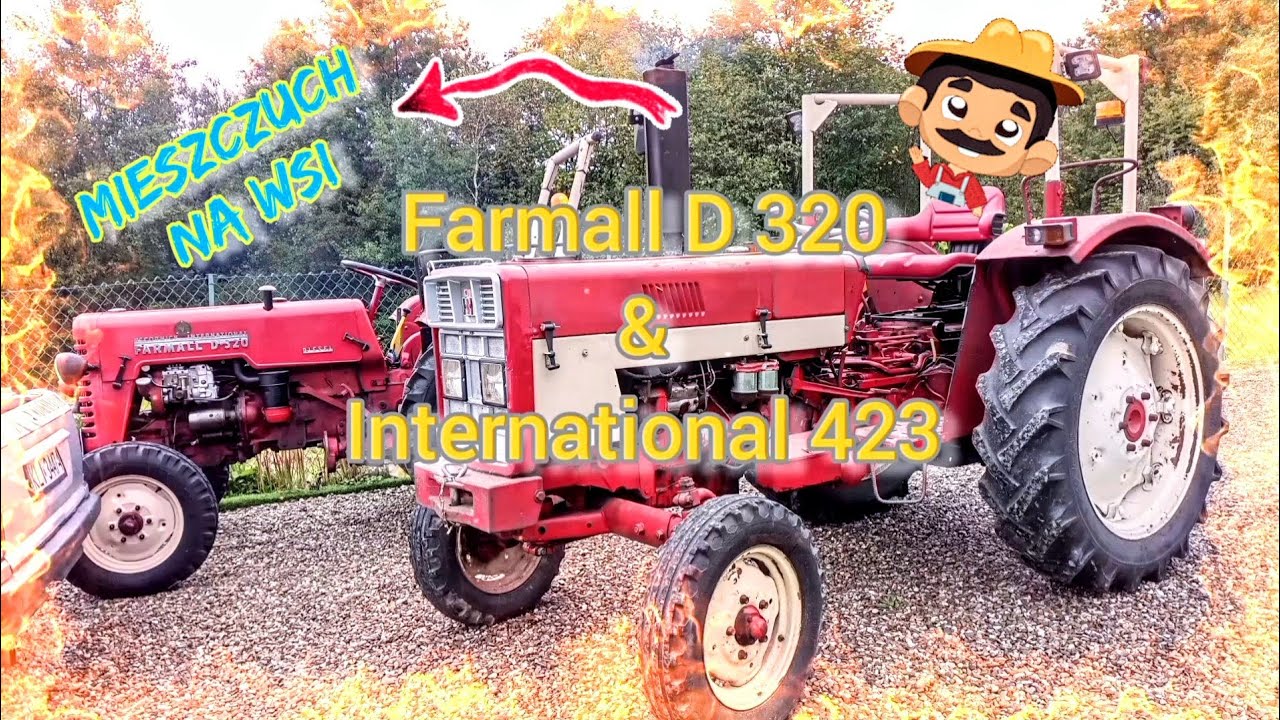 Farmall D 320 & International IH 423 - odpalenie po pół roku #mieszczuchNaWsi #motoQba #ihc
