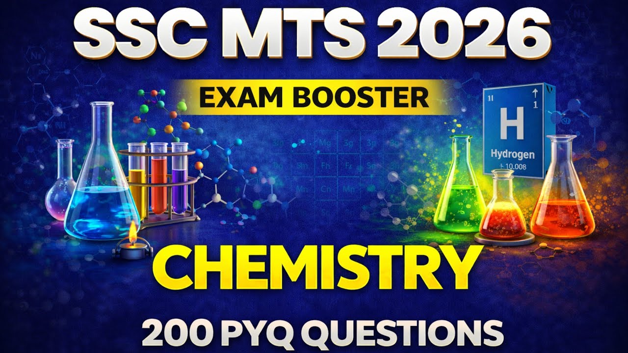 SSC MTS 2026 Chemistry 🔥 | 200 PYQ Questions | Exam Booster | SUCCESS DREAM PATH |