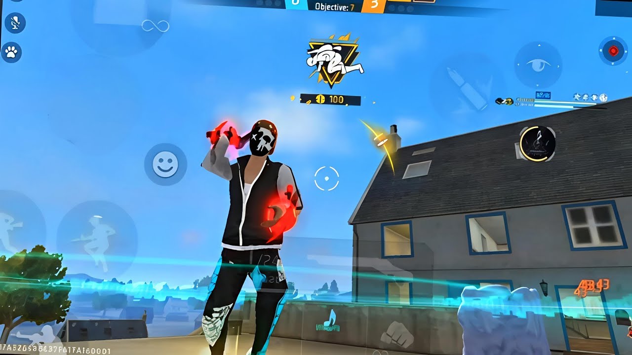 Playing  zerox ff custom hud 