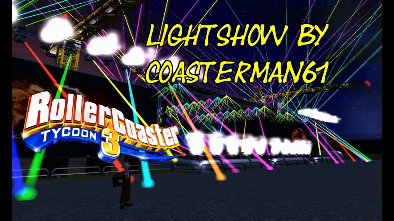 Lightshow in Rollercoaster Tycoon 3 | Designed by CoasterMan61