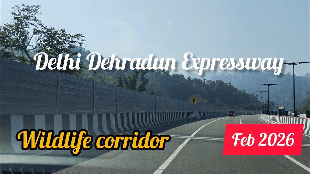 Delhi Dehradun Expressway phase4 Wildlife Corridor Latest news  Open Now Drive Through Mountains