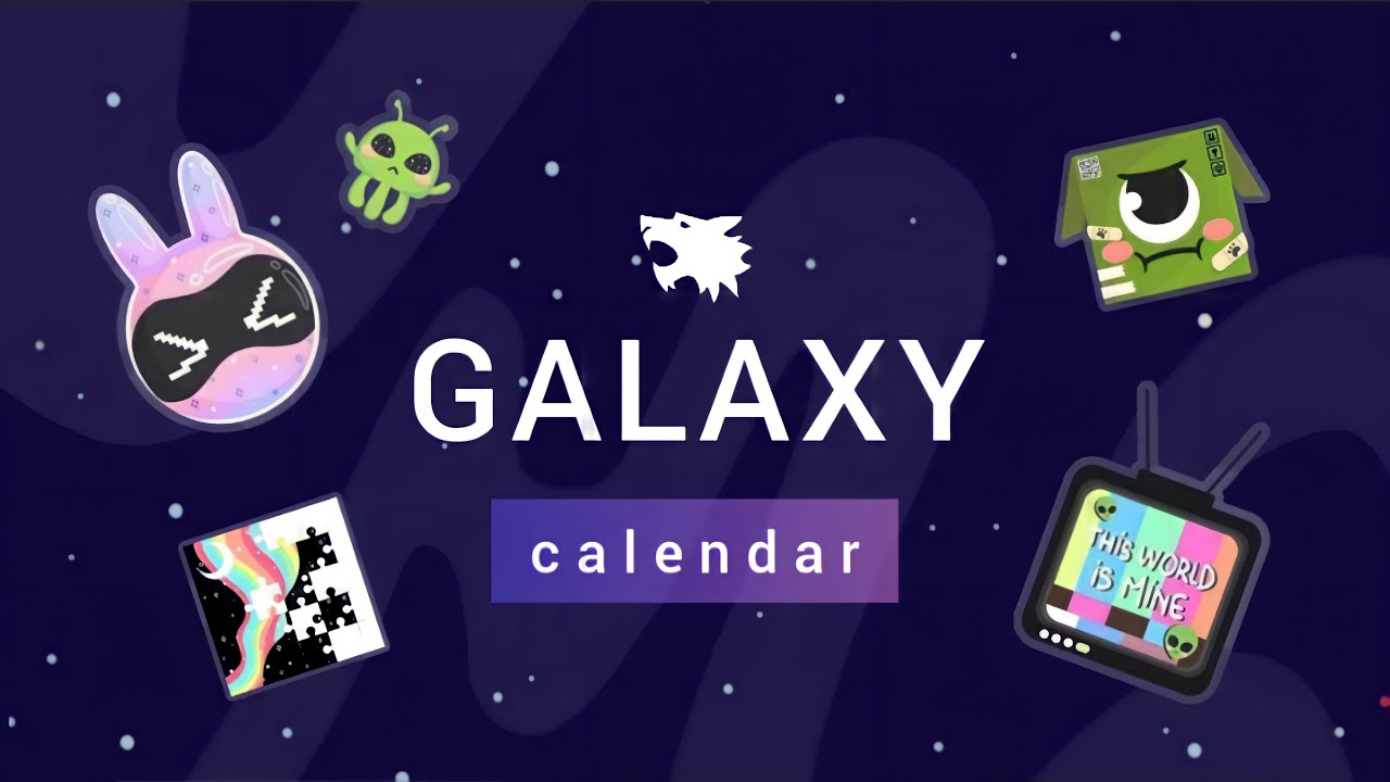 Wolvesville Galaxy Calendar ALL ITEMS!