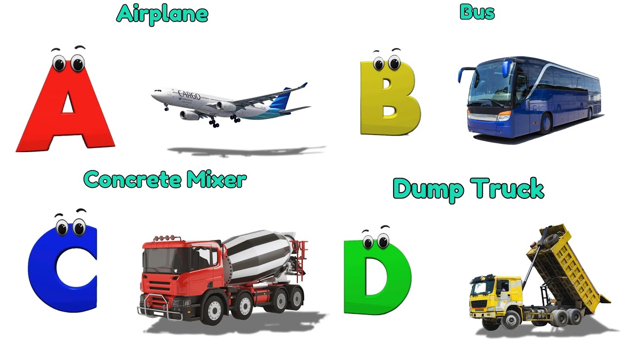 Learn Vehicles Alphabet with This FUN Song | Vehicles ABC Song for Toddlers