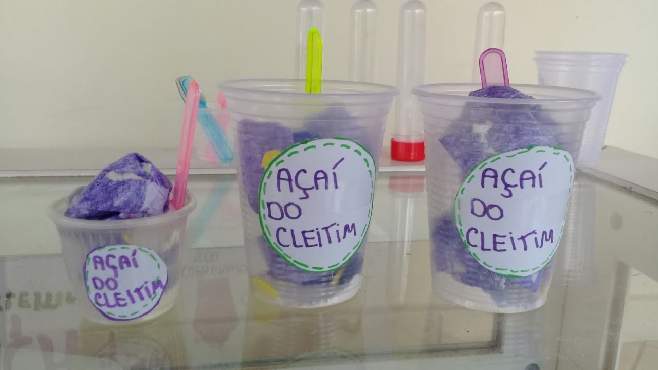 Levei os babys em uma Açaiteria!!!