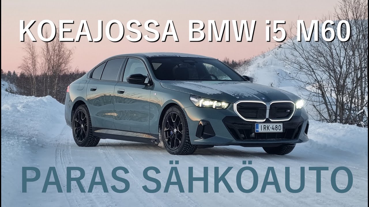 Koeajo BMW i5 M60 - Lähes täydellinen sähköauto