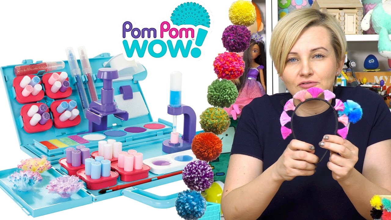 Pom Pom WOW - Kolorowe pompony do ozdabiania, TM Toys
