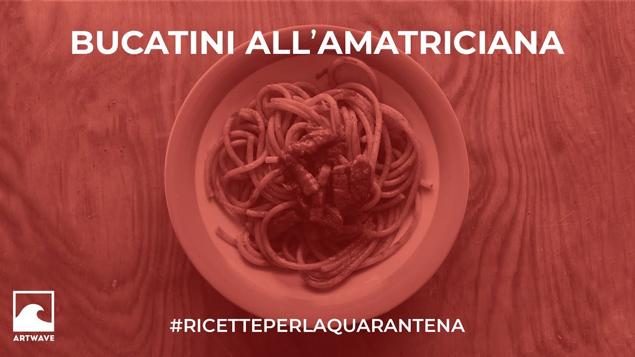 RICETTE PER LA QUARANTENA - Bucatini all'amatriciana