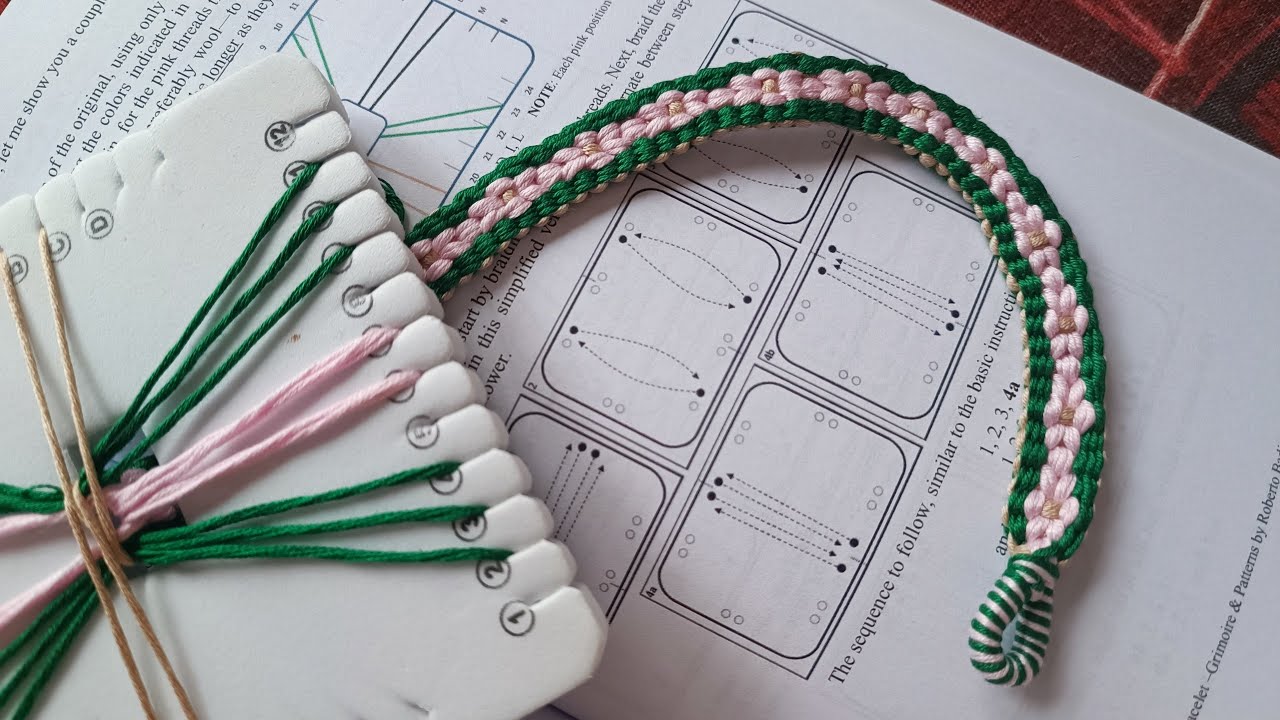 Kumihimo Tutorial Professional Cherry Blossom (Sakura Genji) ... best Pattern