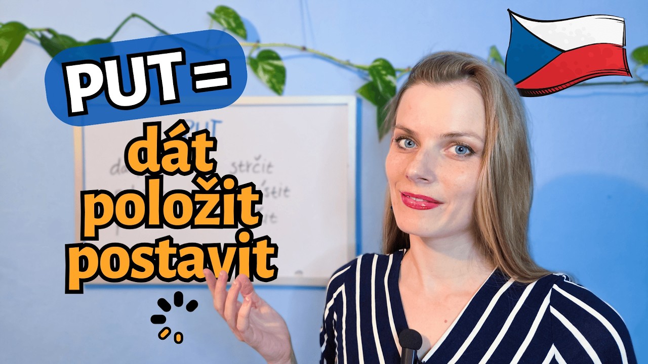 How to Say “Put” in Czech 🫳 6 Different Verbs Explained