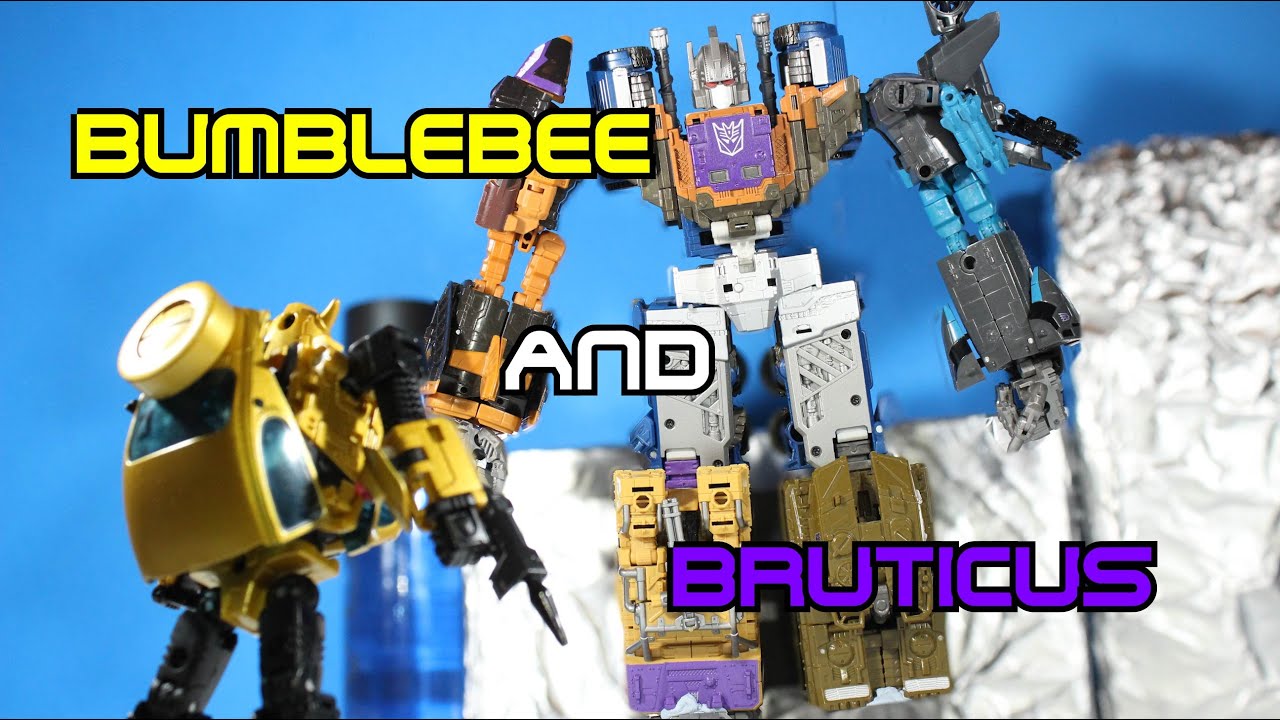 Bumblebee and Bruticus - Transformers Stop Motion Short [6th Annual Age of Swagwave]