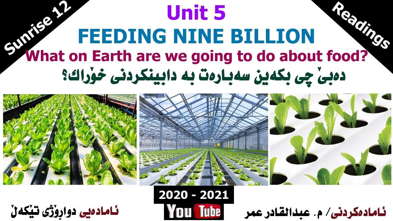 What on Earth are we going to do about food? چی بکەین سەبارەت بە قەیرانی خۆراک؟