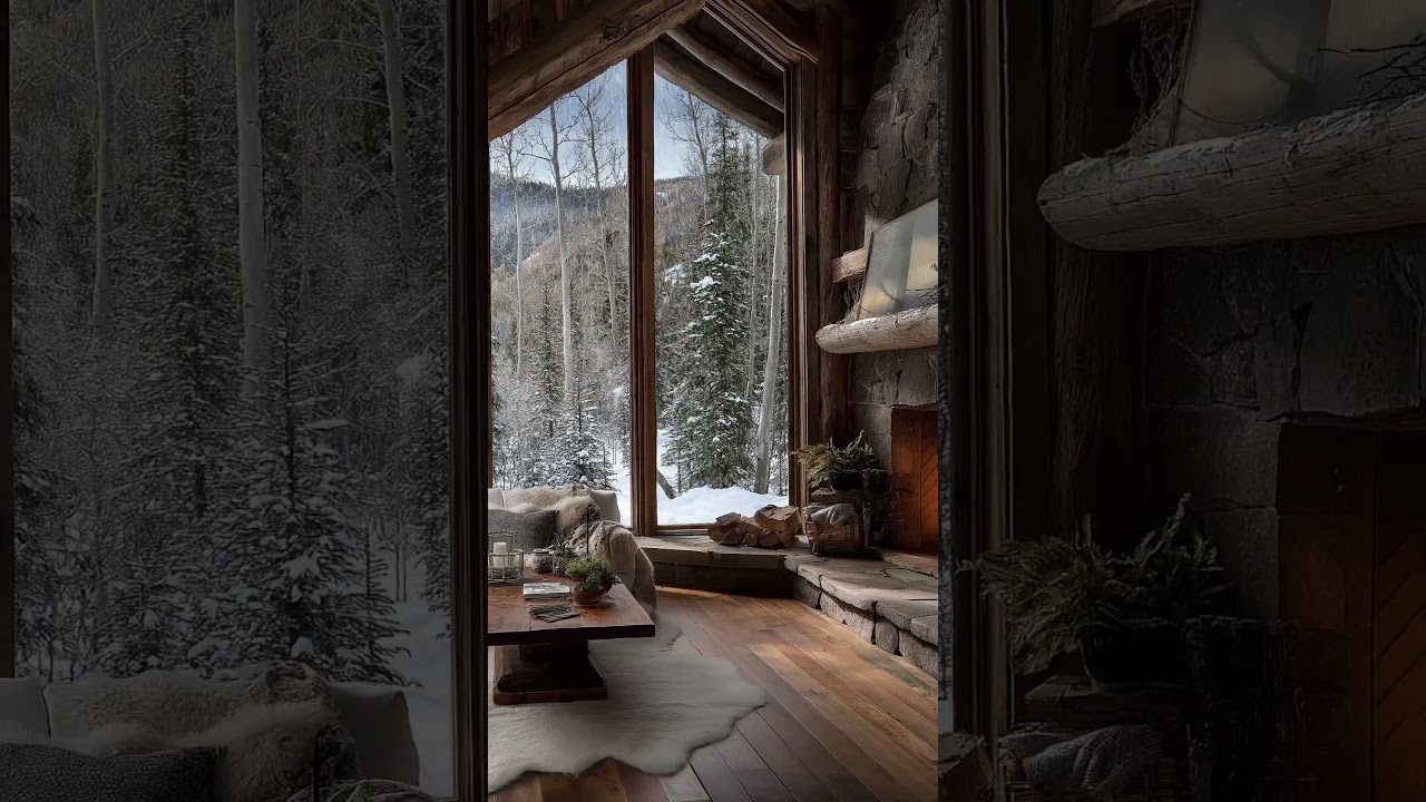 🔥 Rustic Winter Cabin Bliss &ndash; Inspired by Aspen&rsquo;s Snowy Mountain Serenity #CabinWoven
