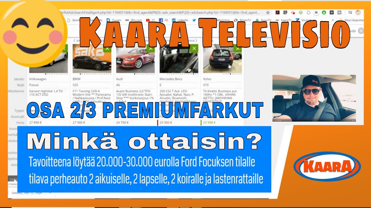 Premiumfarmari 20000-30000 eurolla? 2 aikuista, 2 lasta, 2 koiraa ja lastenrattaat - minkä ottaisin?