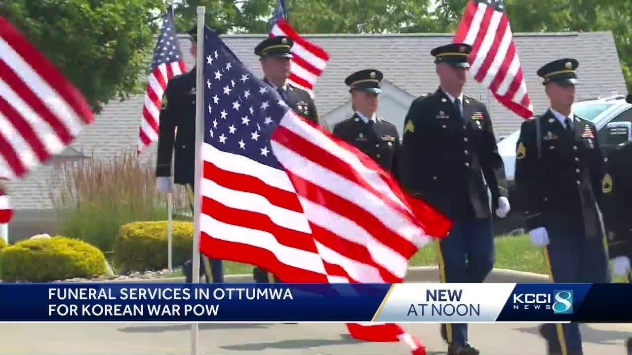 Iowa soldier laid to rest in home state more than 70 years after being killed in Korean War