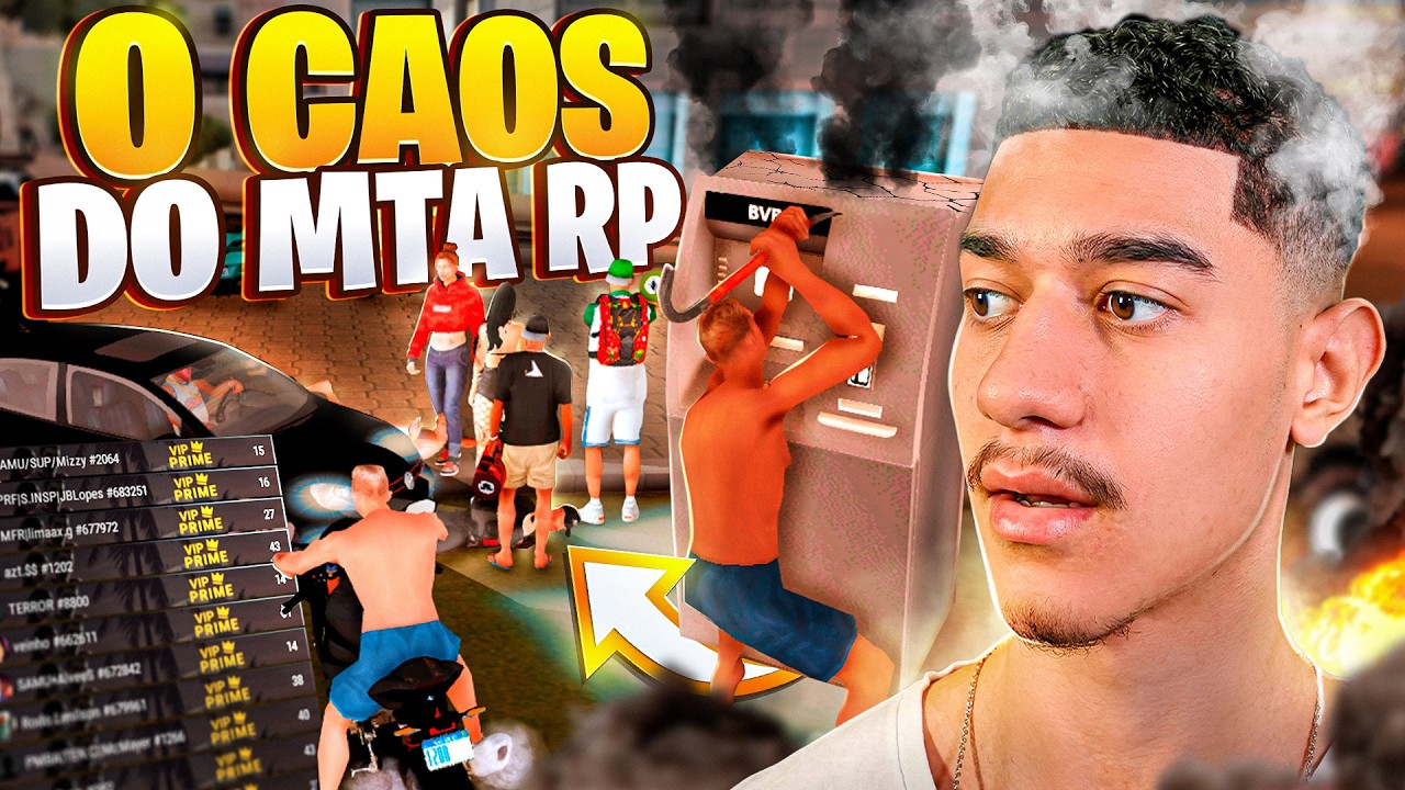 jogando o MTA RP RAIZ! BRASIL VIDA BOA *400 jogadores* - GTA MTA RP
