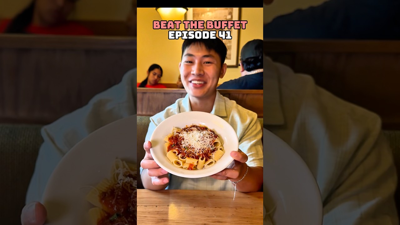 Beat the Buffet: EPISODE 41 (Olive Garden $14 AYCE Pasta) #foodnoob #thefoodnoob #series #buffet