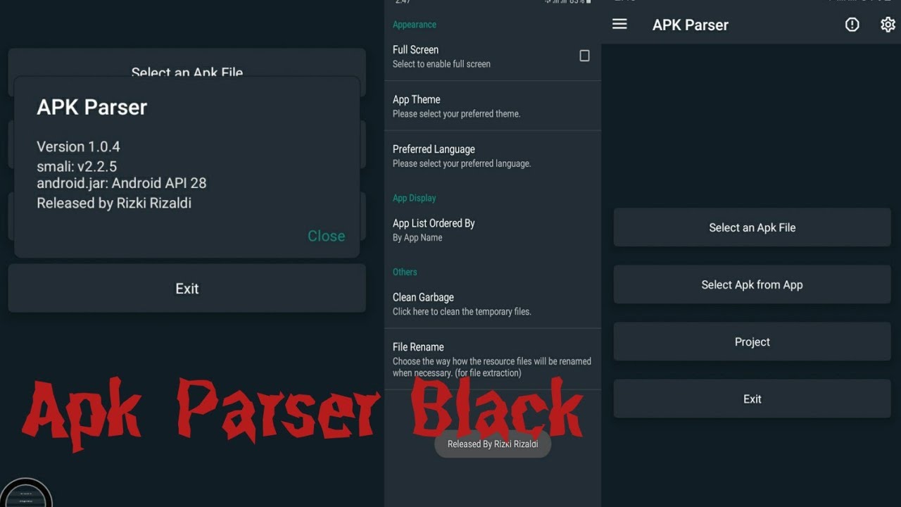 apk editor mod apk parser.