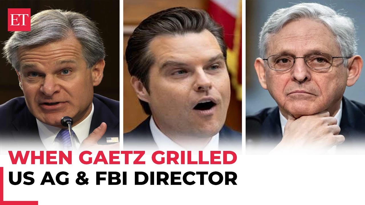 When Matt Gaetz grilled FBI director Wray and US Attorney General Garland at Congress hearing