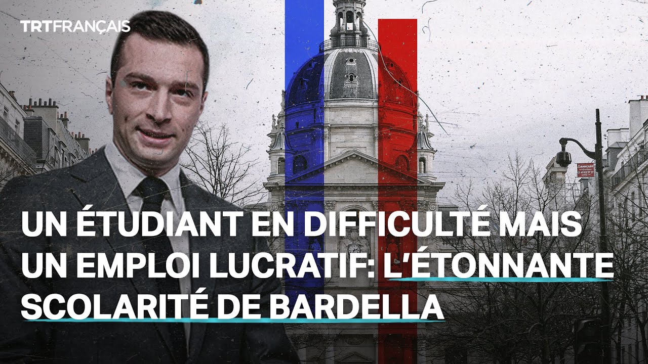 Un &eacute;tudiant en difficult&eacute; mais un emploi lucratif: l&rsquo;&eacute;tonnante scolarit&eacute; de Bardella
