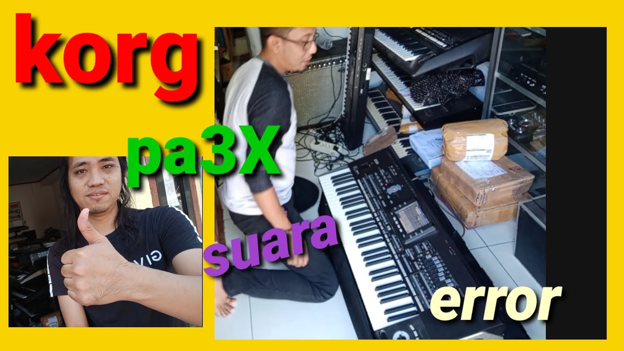 Korg pa3X rusak suara error.  Wa 085730661819.