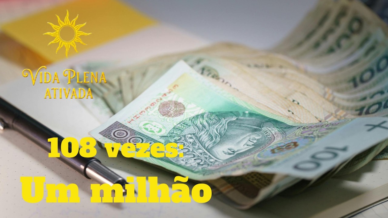 HO'OPONOPONO 108 VEZES R$ UM MILHÃO - EU TENHO 1 milhão de reais na minha conta bancária  # PNL