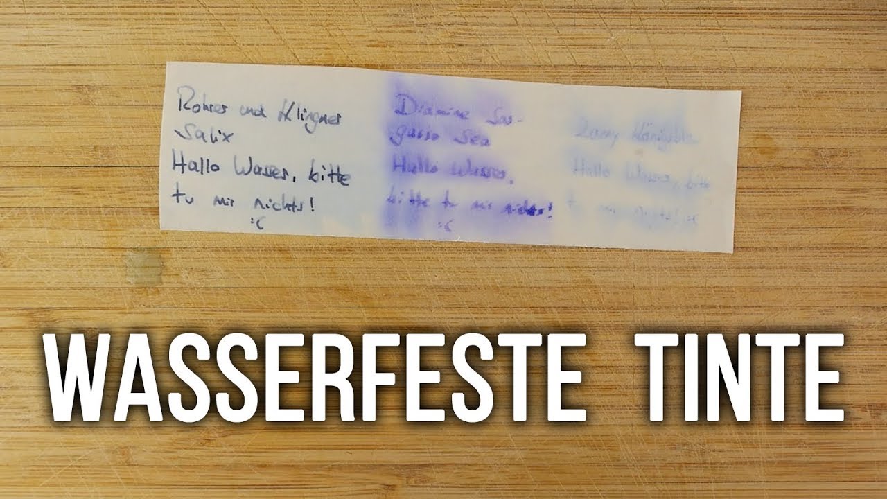Wasserfeste & Dokumentenechte Tinte - Rohrer & Klingner Salix