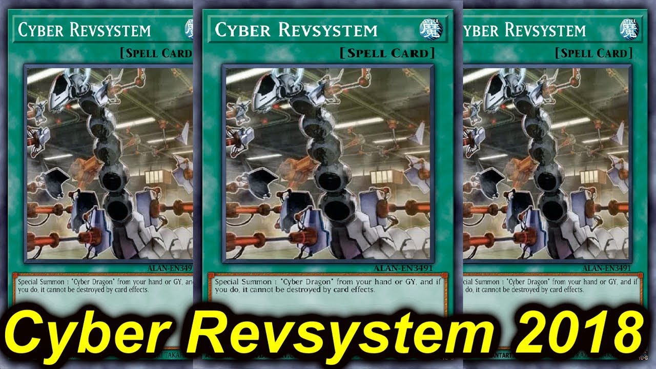 【YGOPRO】CYBER REVSYSTEM DECK 2018 - CYBER DRAGON 2018【遊戯王ads】