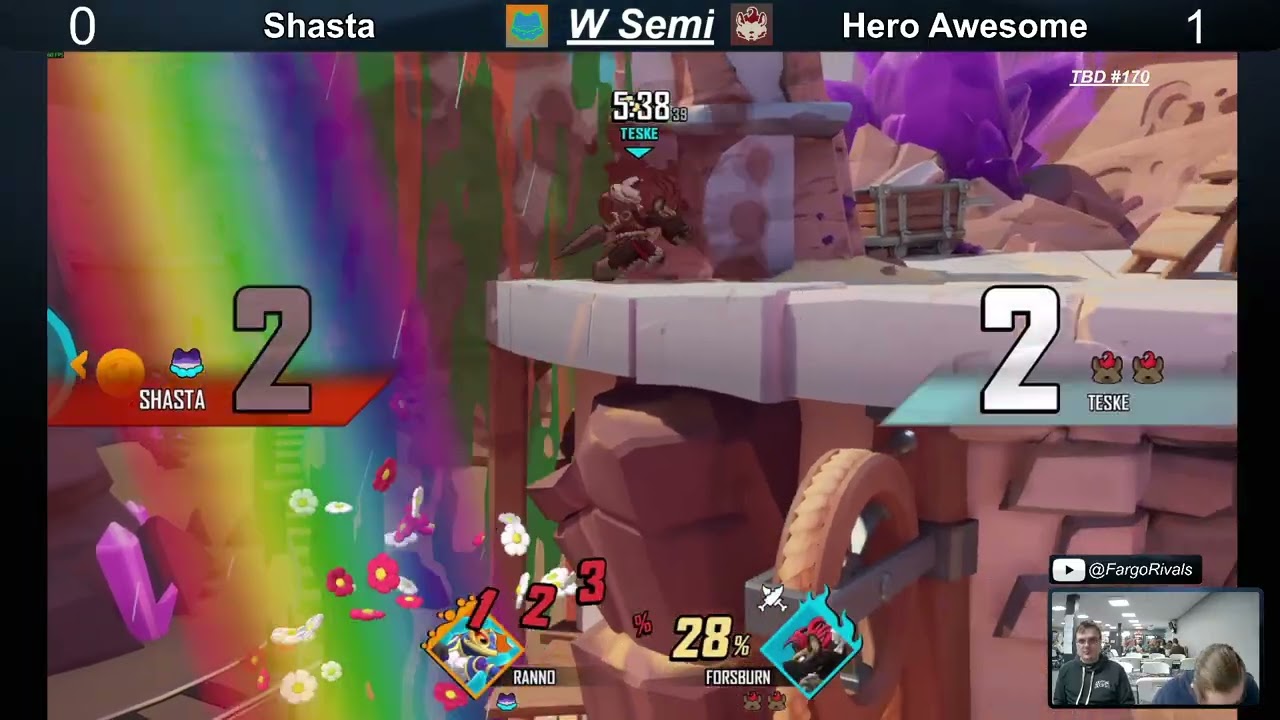 Rivals of Aether TBD #170 Hero vs Shasta 