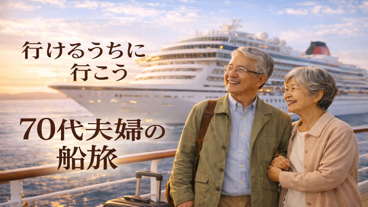 【旅・朗読】行けるうちに行こうと決めた日　70代夫婦、はじめての船旅