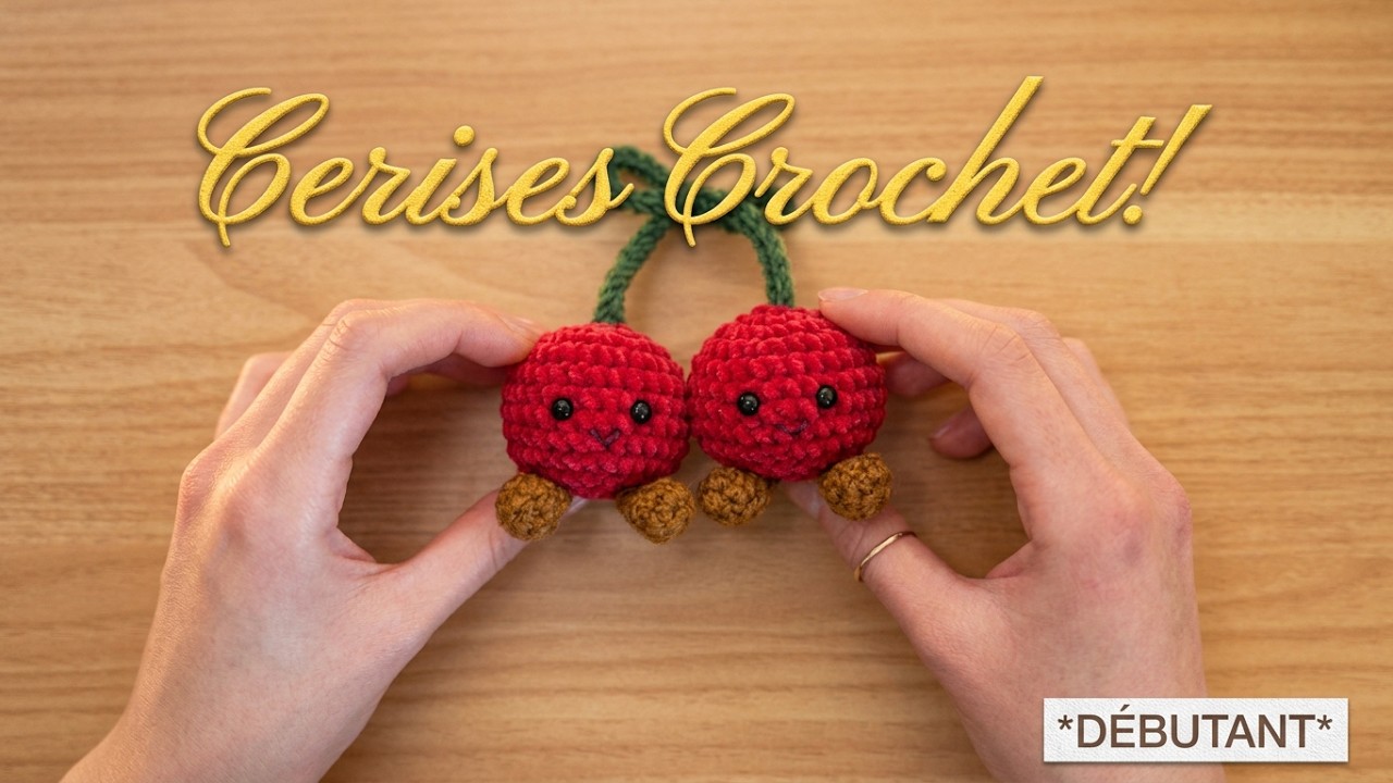 Cerises Jellycat au crochet 🍒 | Tuto facile et trop mignon