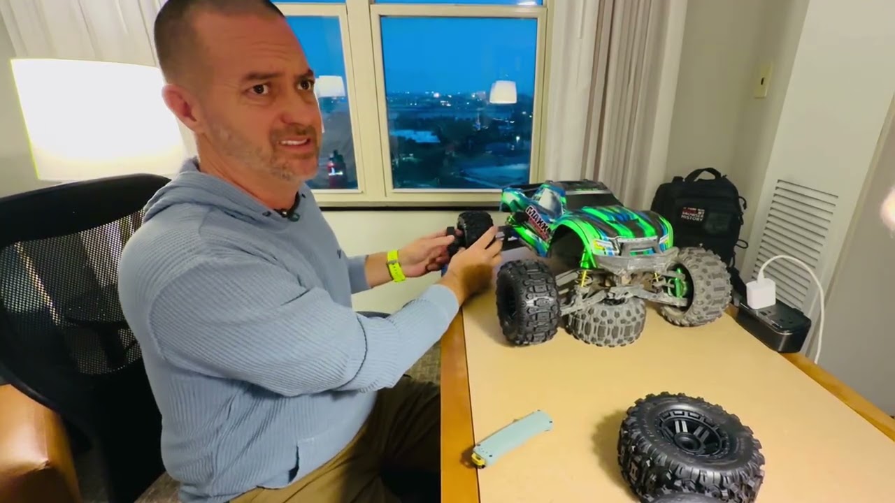 Maxx Ultimate, changing the tires and just talking while I do it! 