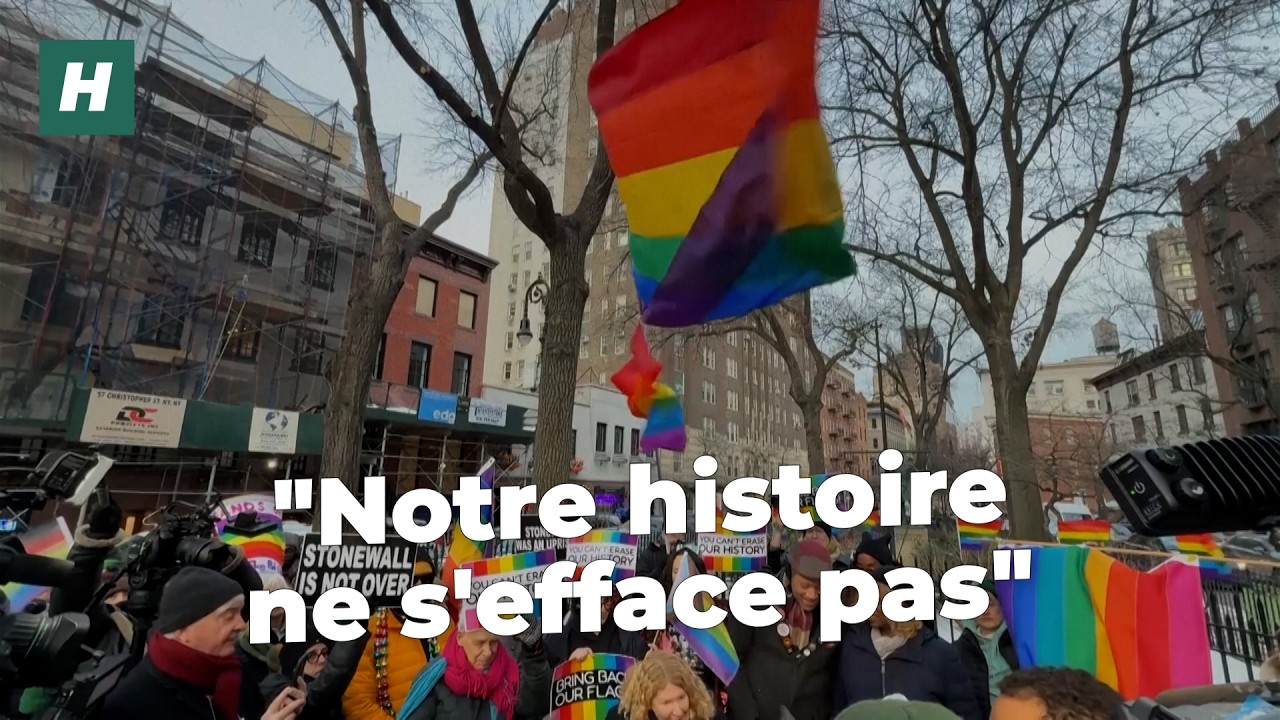 À New York, le drapeau LGBT+ retiré de Stonewall, symbole des luttes pour les droits homosexuels