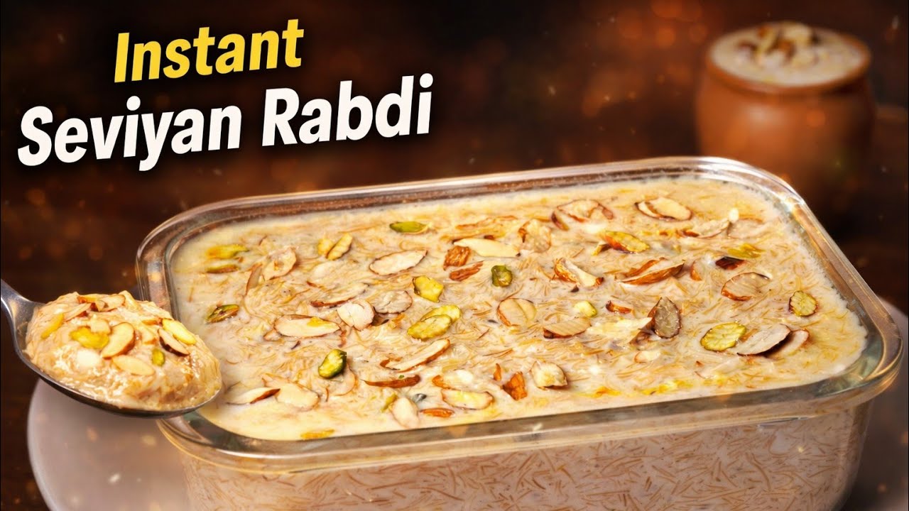 Shahi Sewai Rabdi: Bina Chini ki Lajawab Dessert | Quick & Easy Recipe