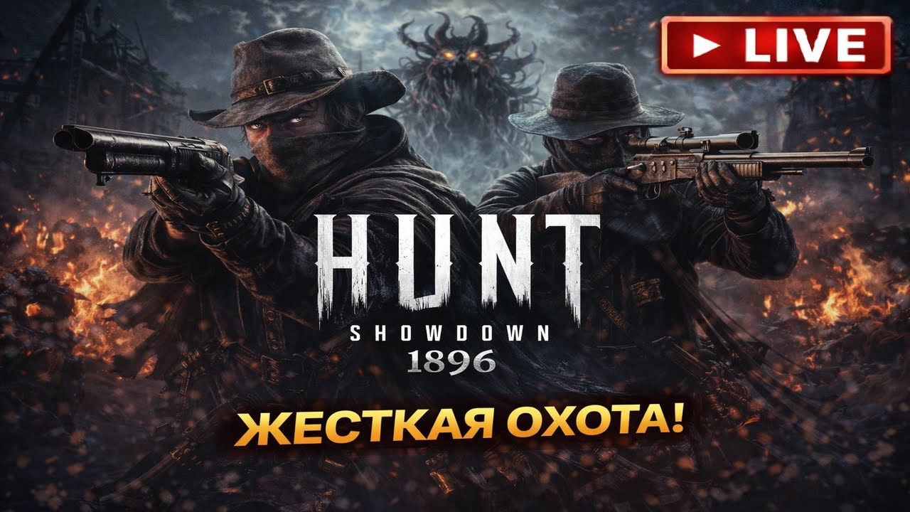СПОКОЙНЫЙ СТРИМ? ХА-ХА | Hunt 1896 #huntshowdown  #игры #открытыймир  #pve