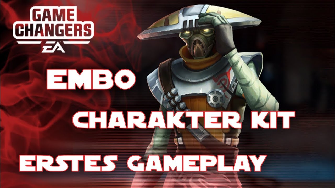Star Wars Galaxy of Heroes - Embo Charakter Kit Gameplay Kopfgeldj&auml;ger - SWGOH Deutsch / German