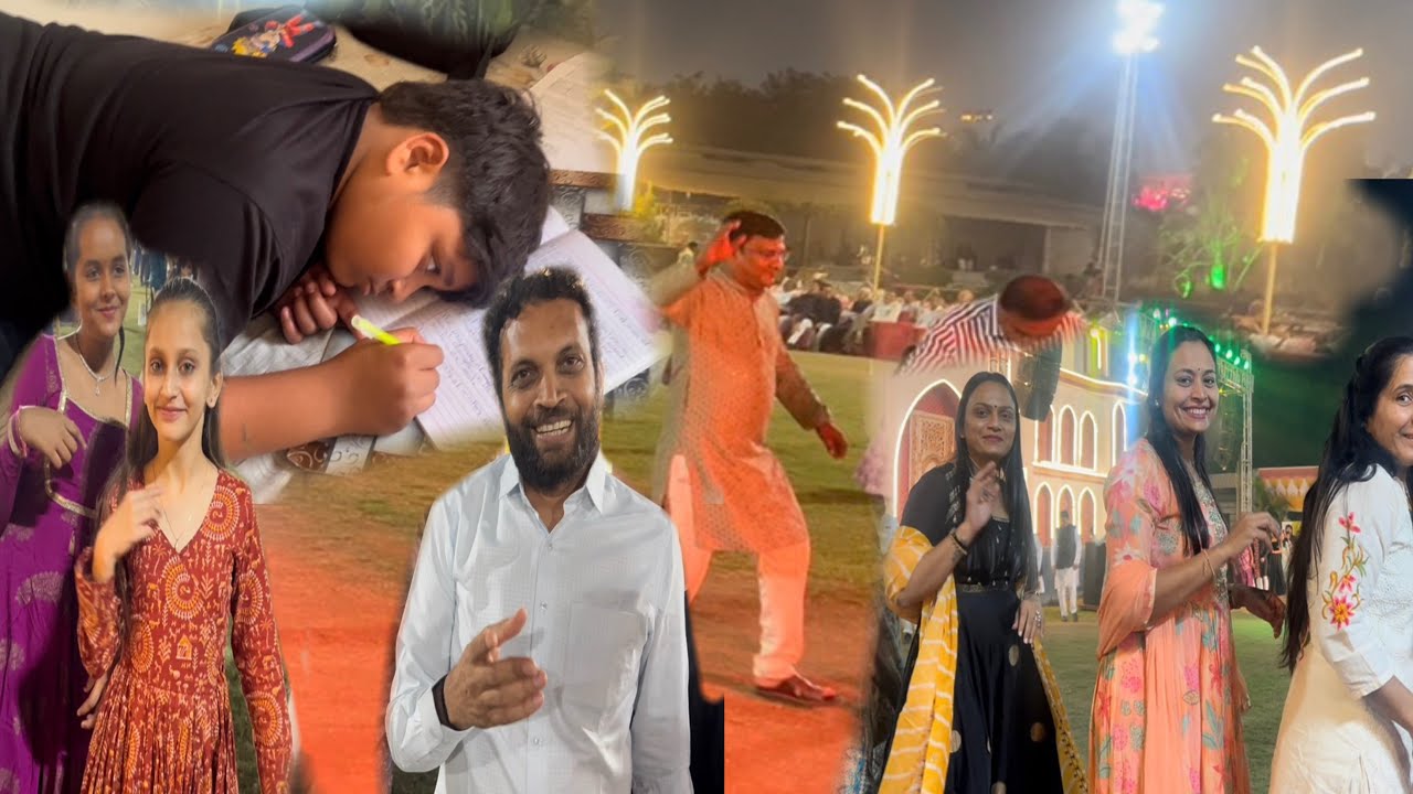 નૈતિકના બિઝનેસ માટે ડીલ કરવા ગયા 😂😂 સાંજે લગ્નમાં ગરબા ની ધુમ મચી..