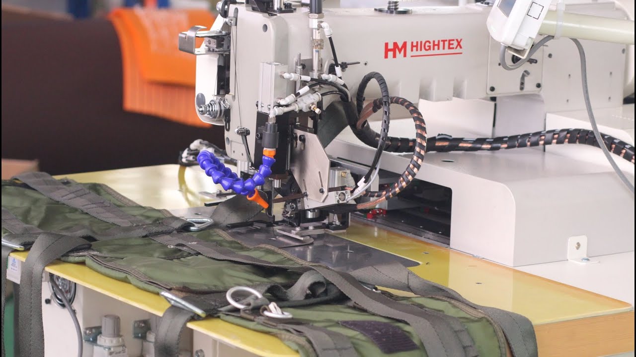 Parachute harness CNC pattern sewing machine to Singapore