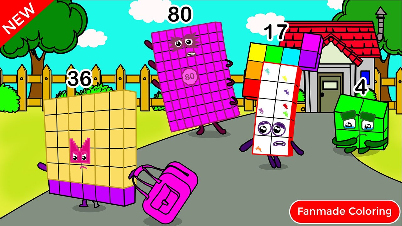Come Back Home, Numberblocks 36! Numberblocks Fanmade Coloring Story