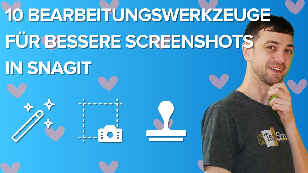 10 Bearbeitungswerkzeuge für bessere Screenshots in Snagit | Webinaraufzeichnung