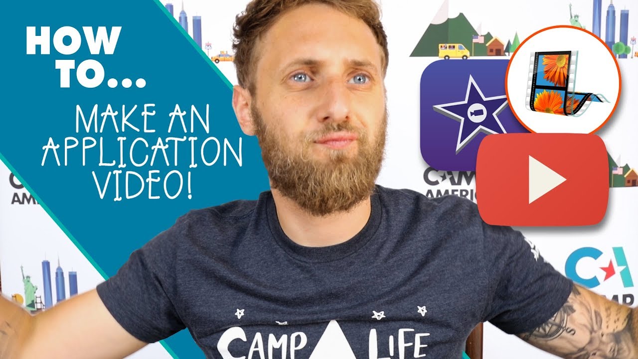 Видеоинструкция по созданию заявки на участие в программе Camp America
