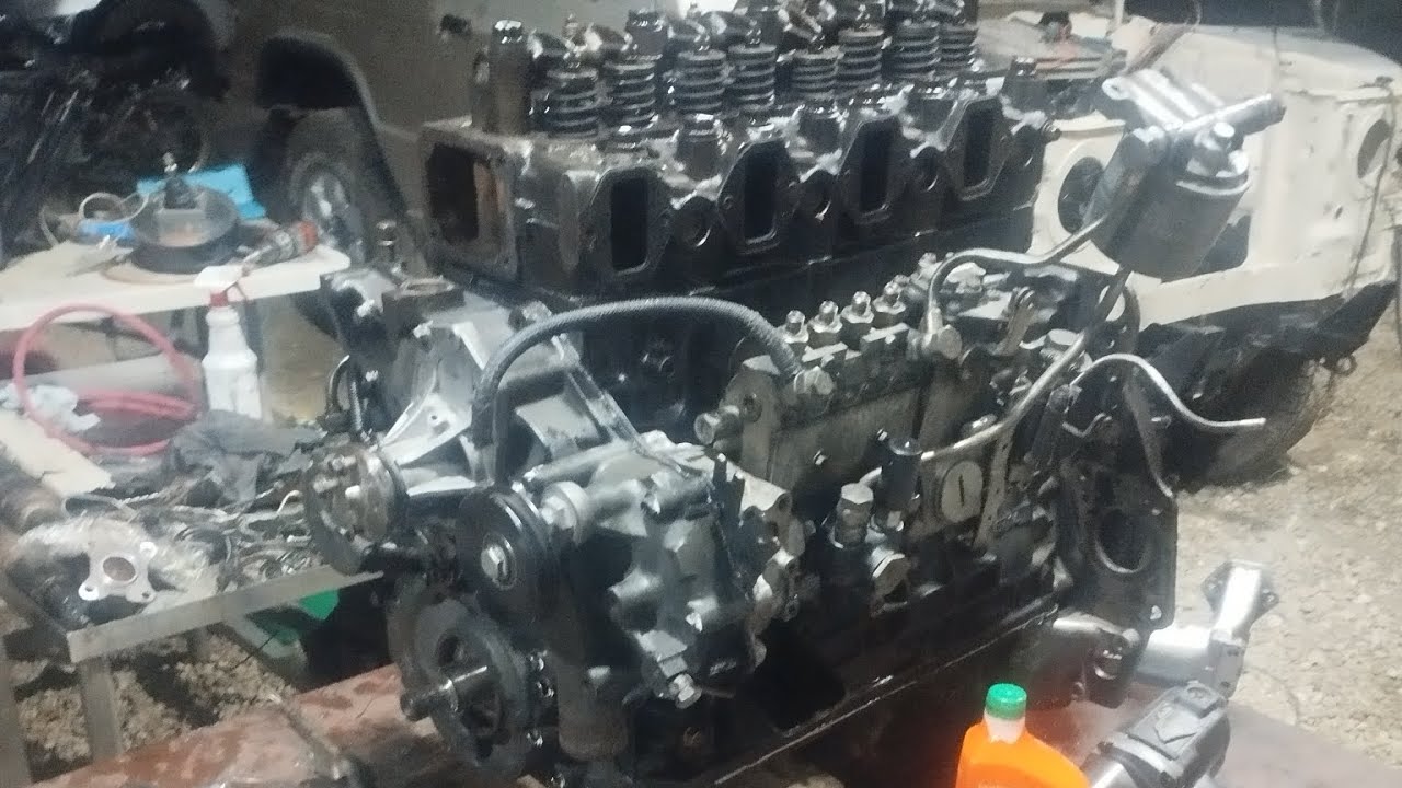 reparación completa de mitsubishi cantel 4D34