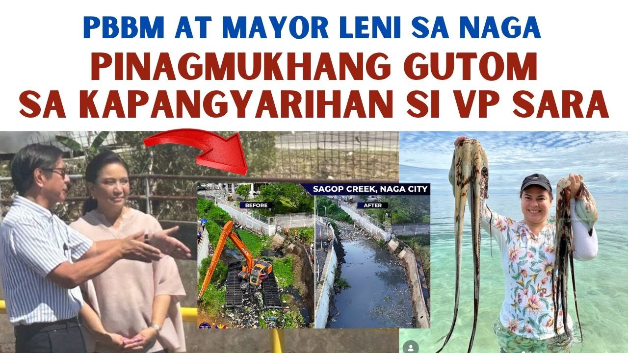 SOBRANG NAPAHIYA  SI VP SARA KINA PBBM AT MAYOR LENI  SA NAGA