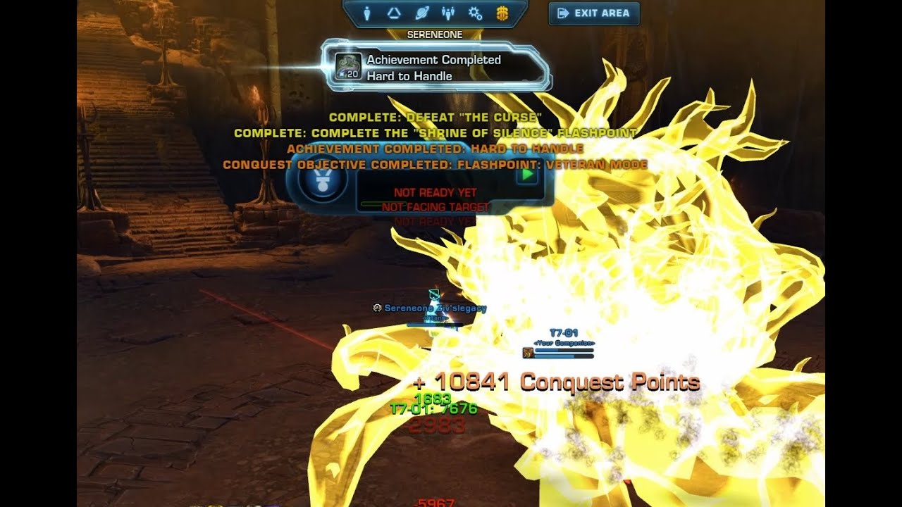 SWTOR - Shrine of Silence Solo The Curse Hard to Handle Achievement