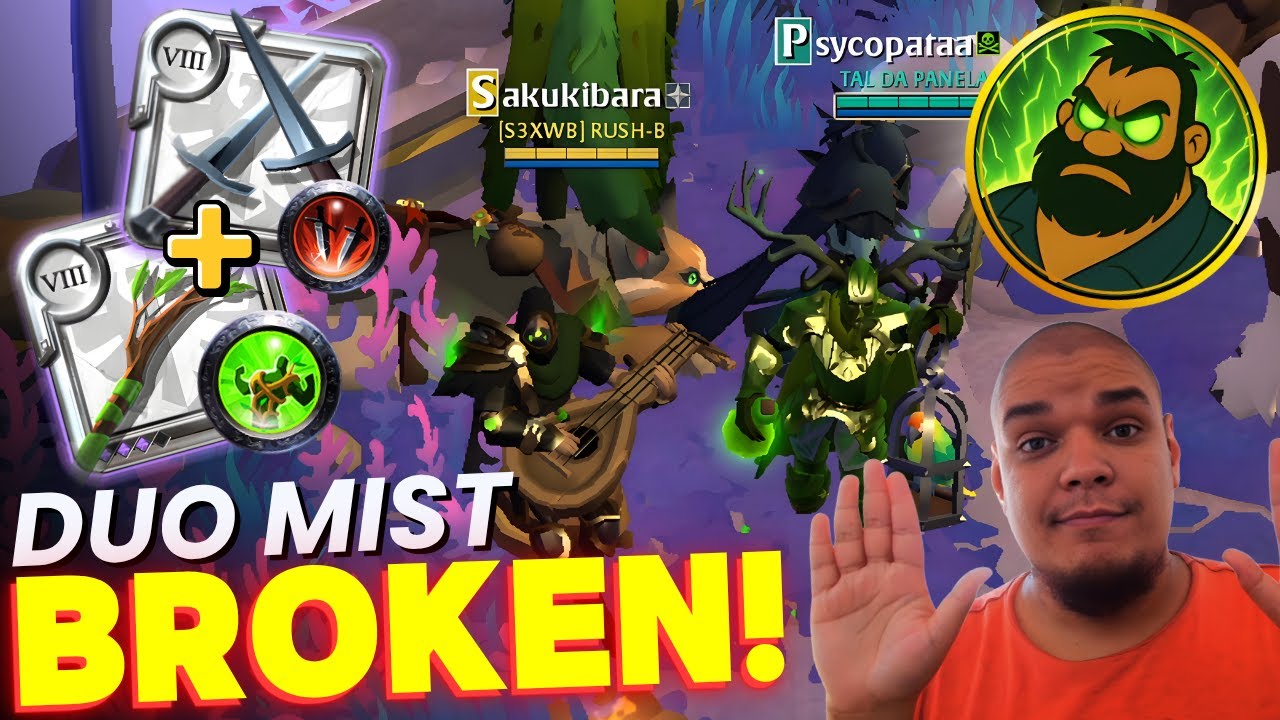 24 MILHÕES de PRATA nas DUO MIST com @Psycopataa | a Tal da Panela | Albion Online