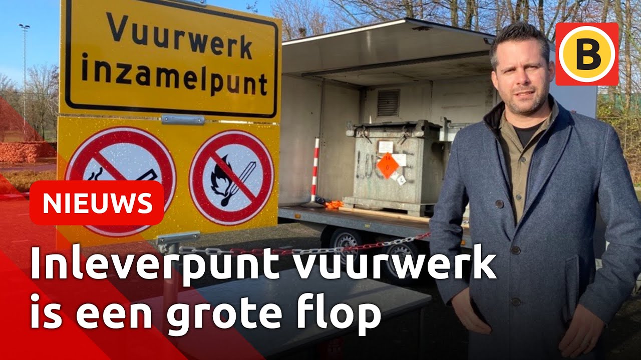 Niemand levert vrijwillig z'n vuurwerk in bij inleverpunt | Omroep Brabant
