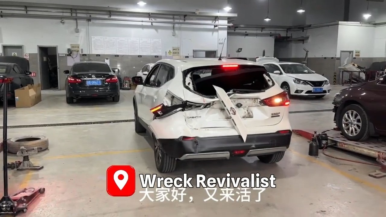 Nissan Qashqai SUV | Full Rear-End Rebuild & Restoration #autobodyrepair #wreckedcar #carrepair